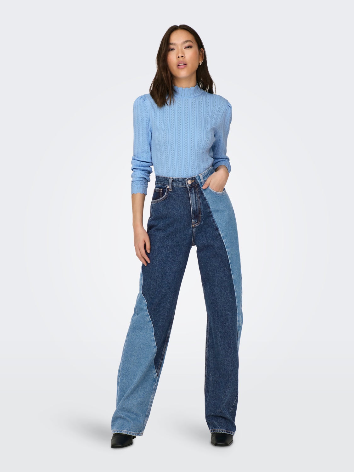 ONLCARRIE HW STR TAPERED TT DNM CRO