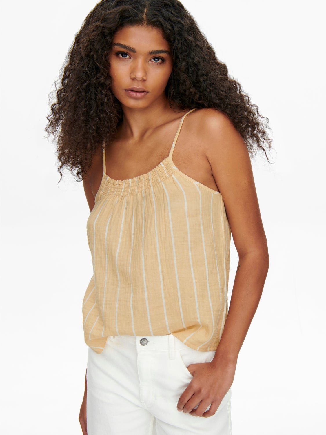 Smock strap top