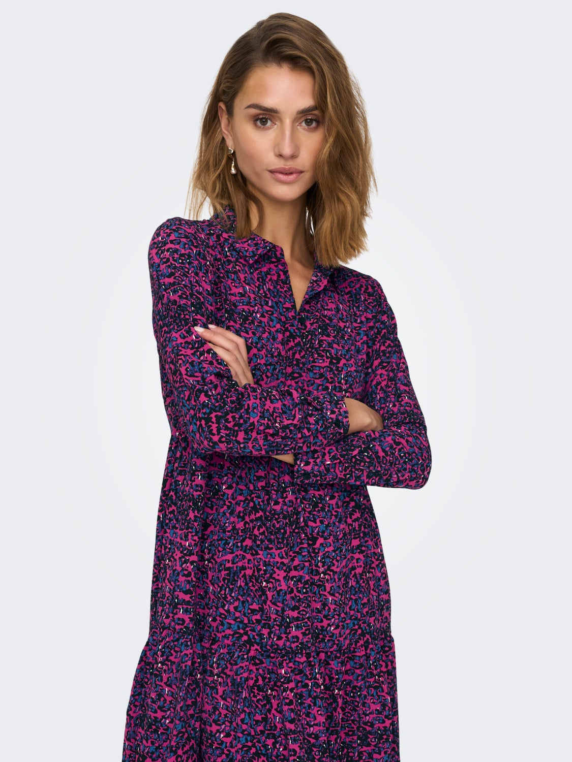 Mini dress with print