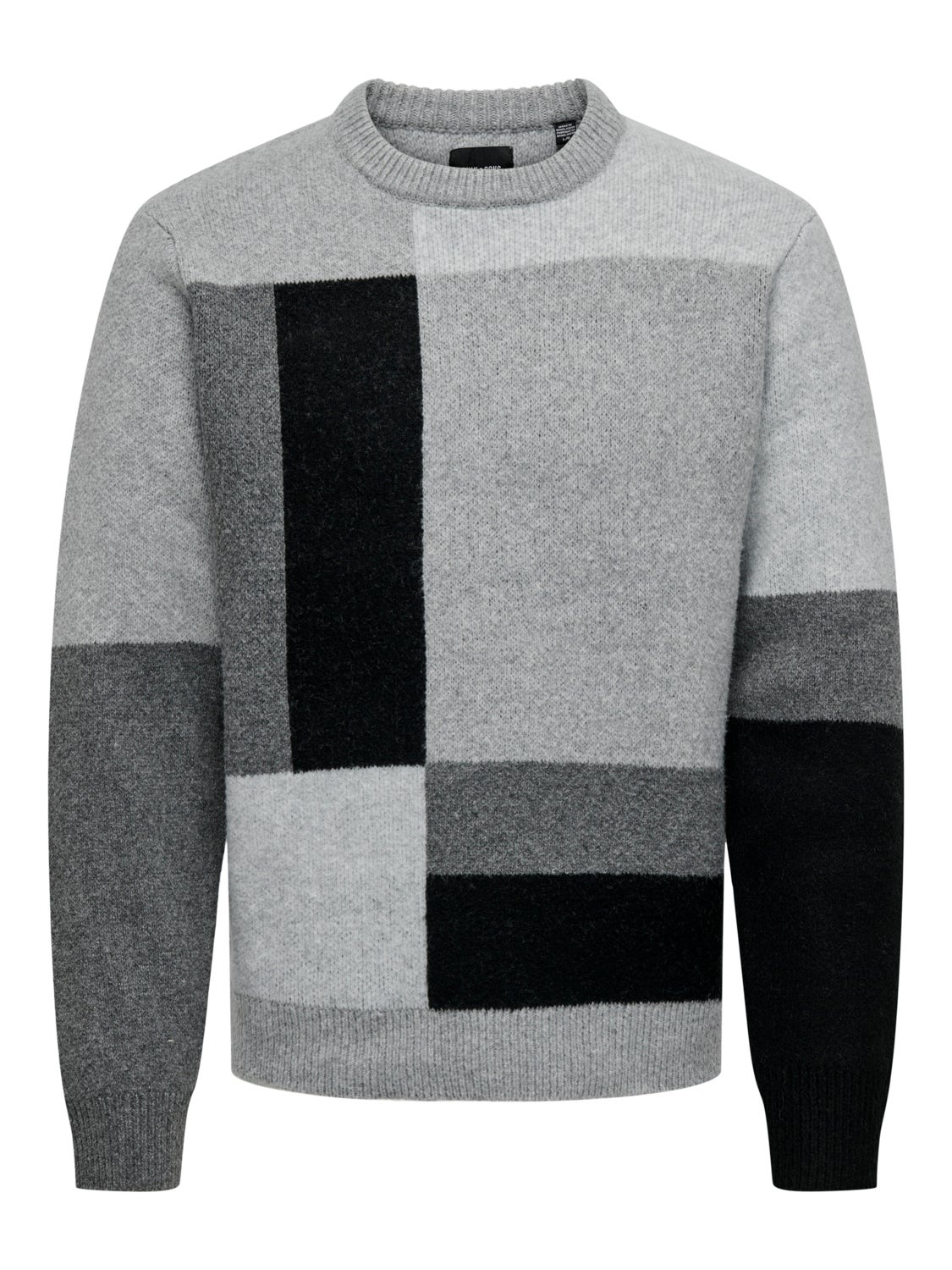 Crewneck knitted pullover