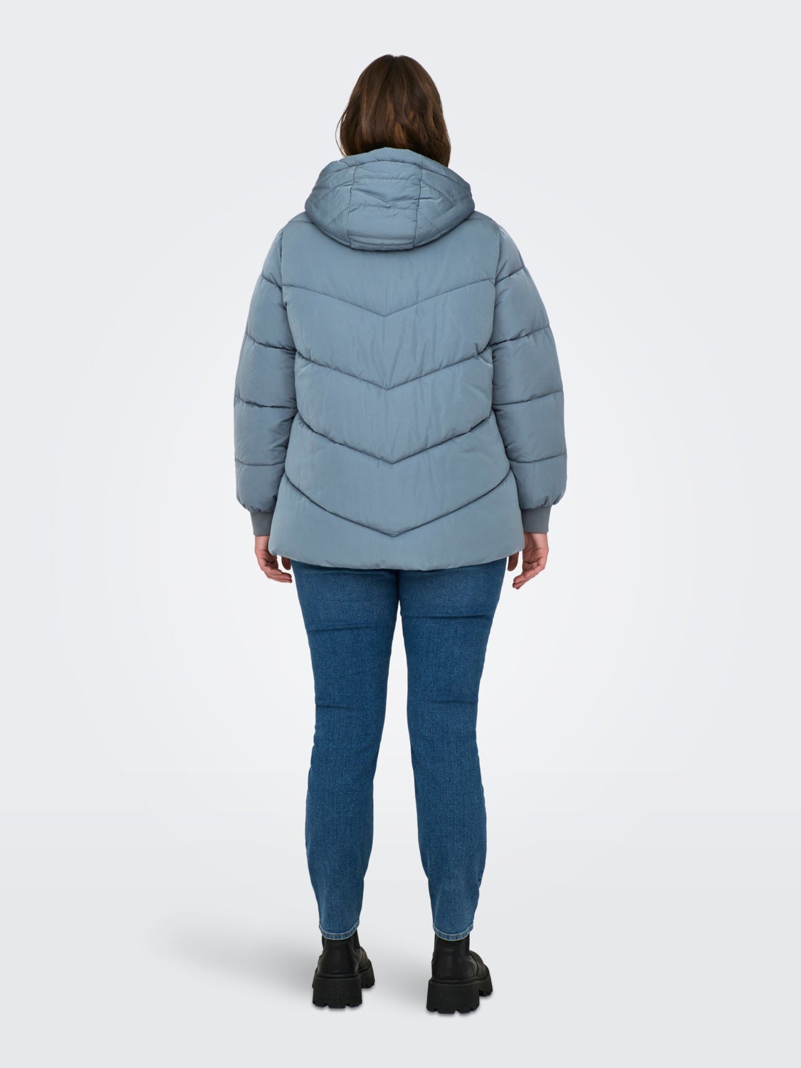 curvy Puffer jacket with hood