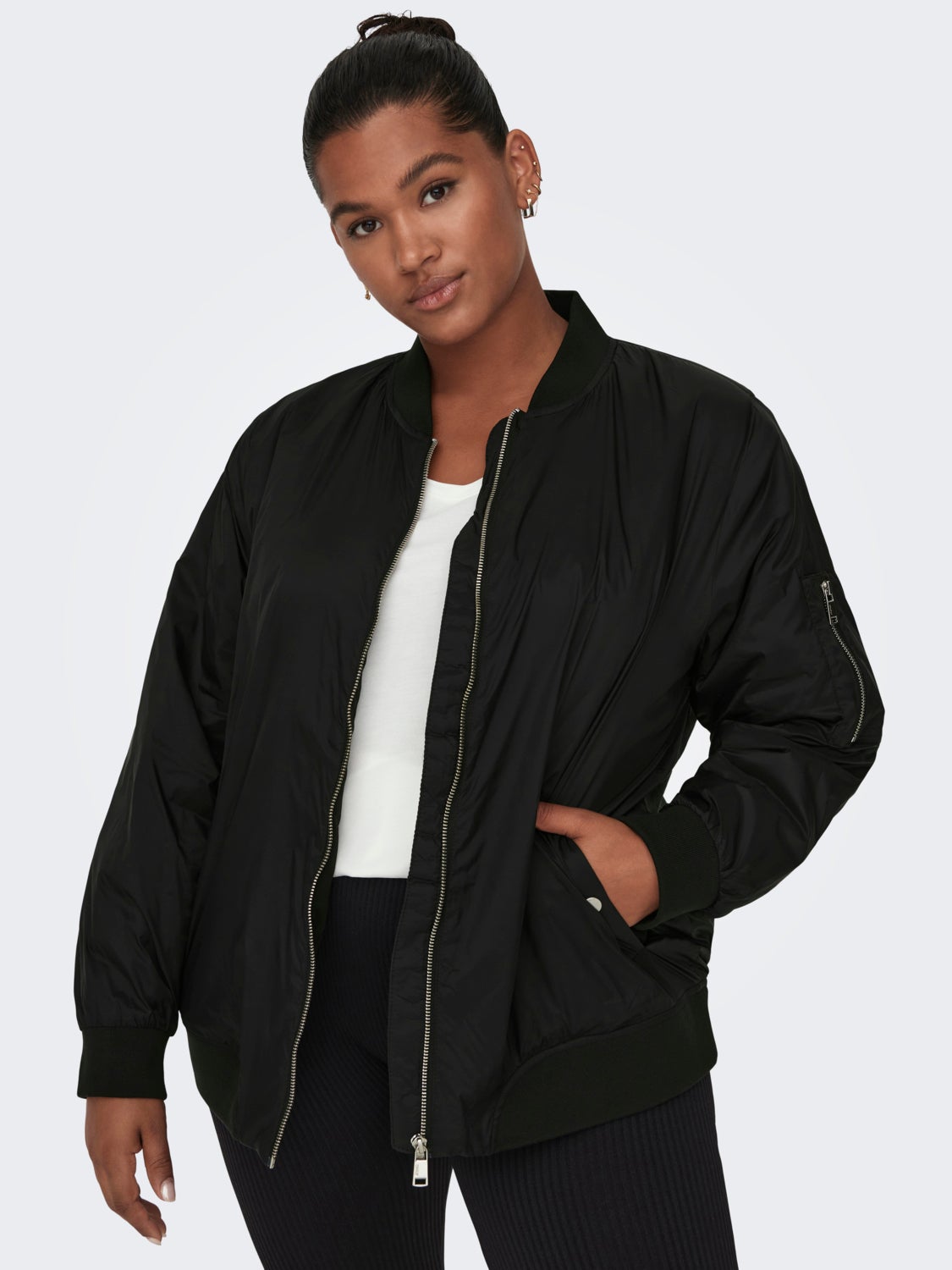 Curvy Bomber jacket