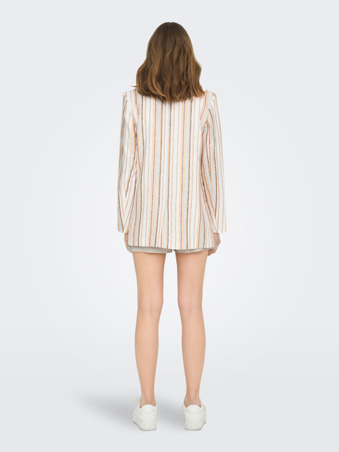 Loose fit open blazer