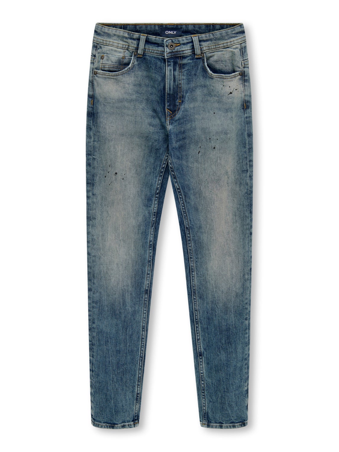 KOBMATT SLIM MID BLUE PAINT JEANS DNM