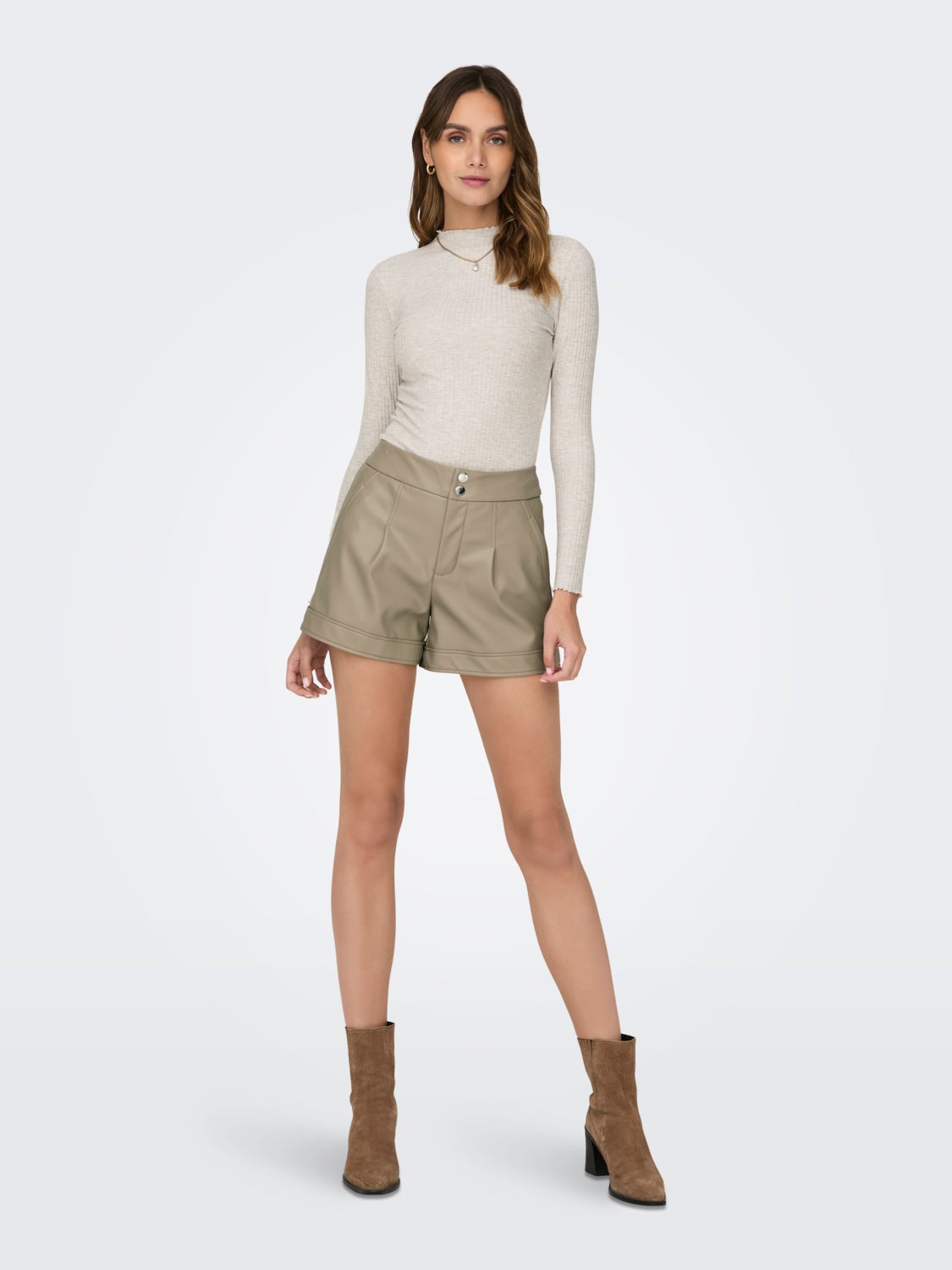 High neck Long Sleeved Top