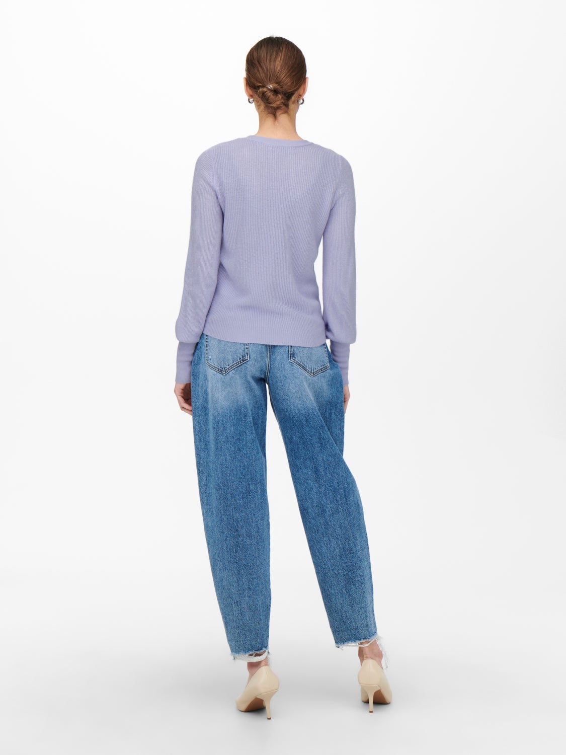 Solid colored Knitted Cardigan