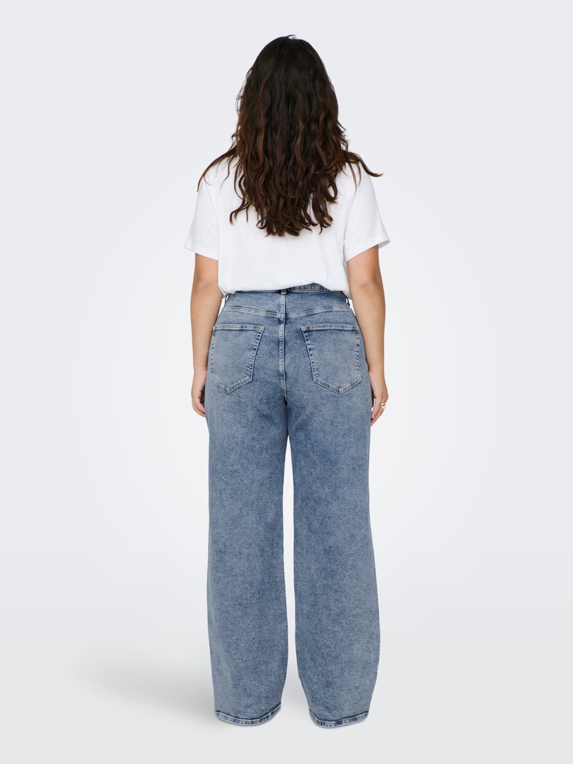 Curvy CARHope wide high waisted jeans