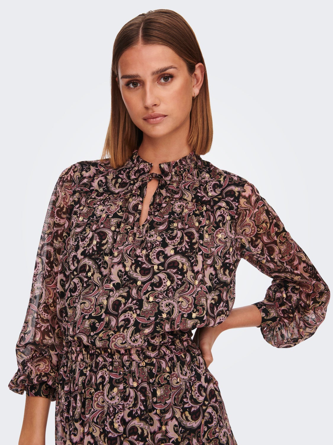 Printed Long Sleeved Top