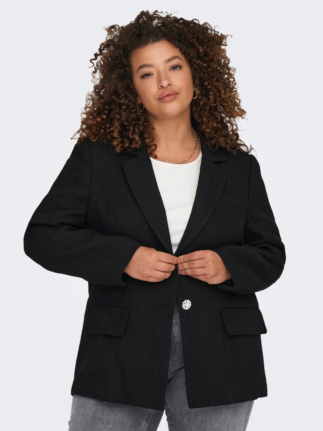 Curvy blazer