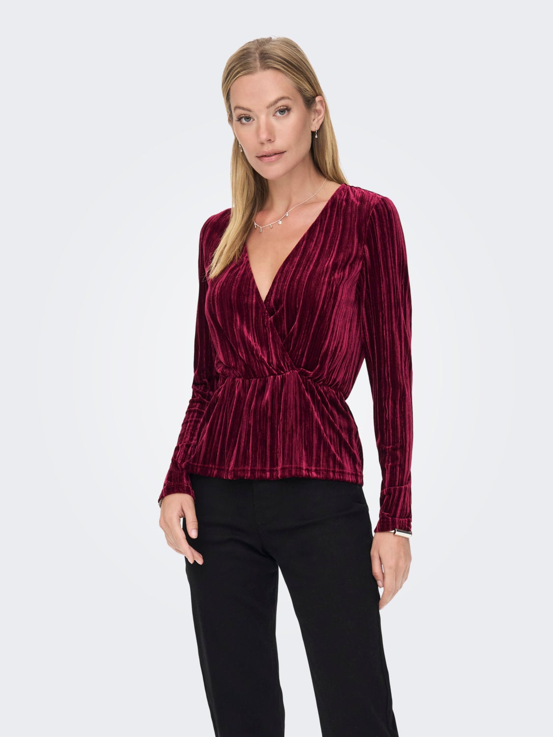 Wrap Long Sleeved Top