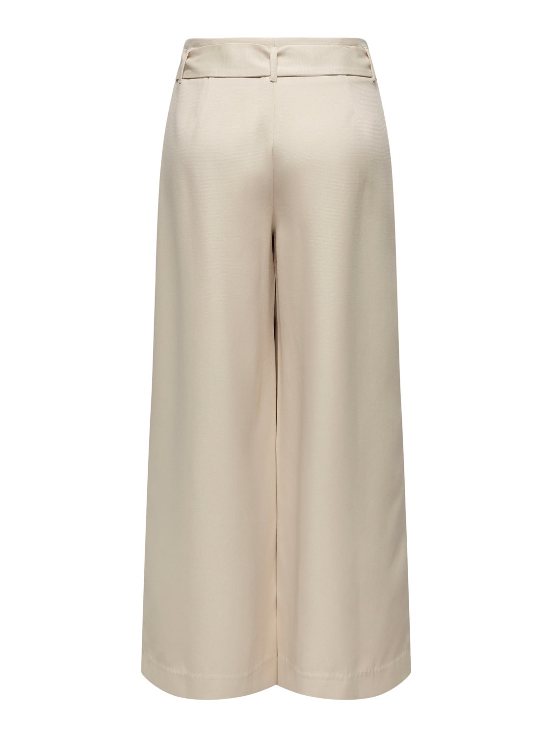 High Waisted Wide Pants With Belt