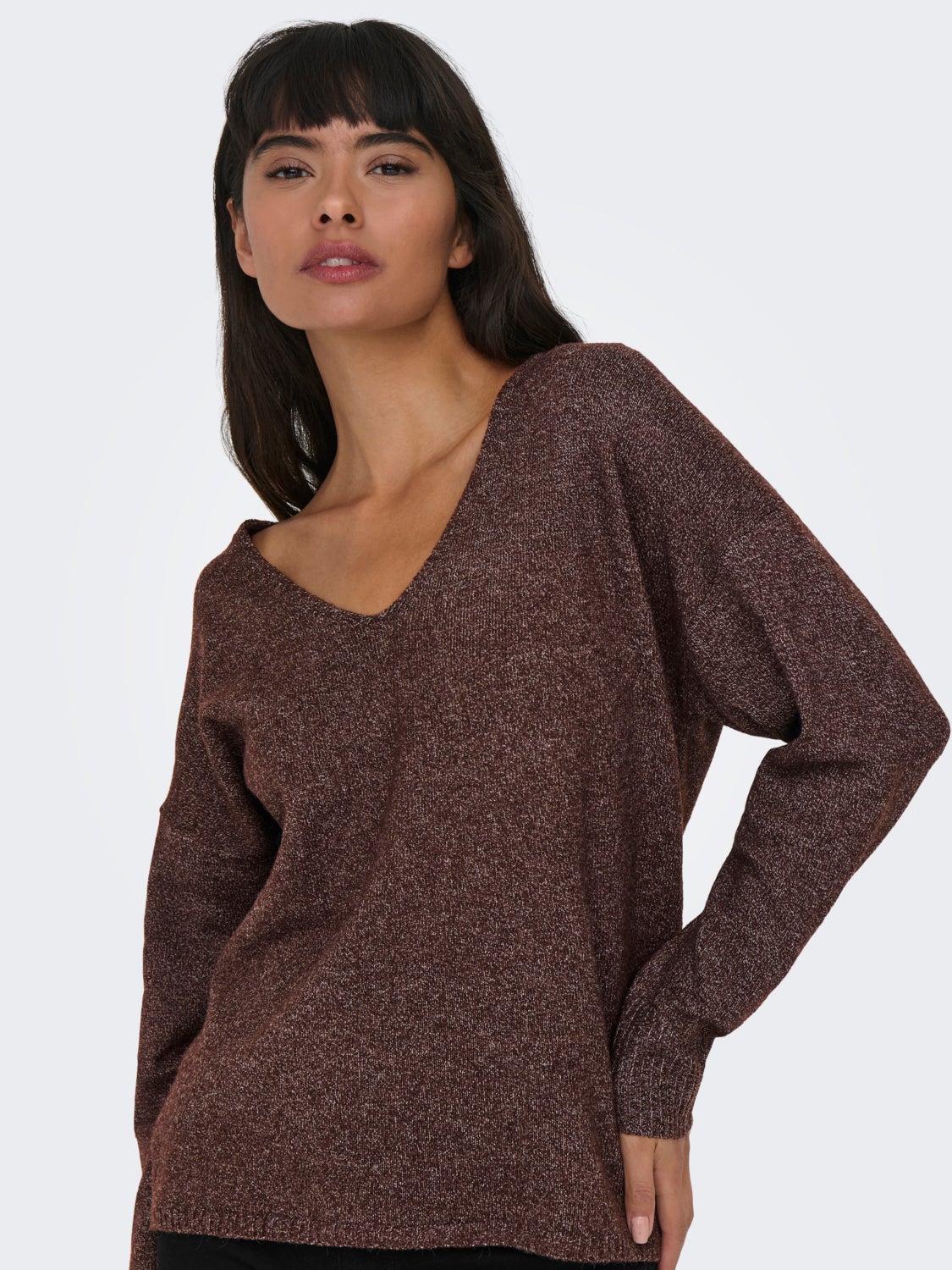 V-neck Knitted Pullover