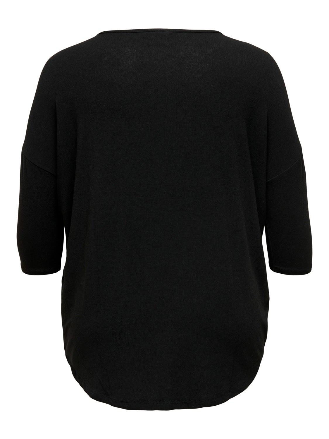 Curvy loose fitted 3/4 sleeved top