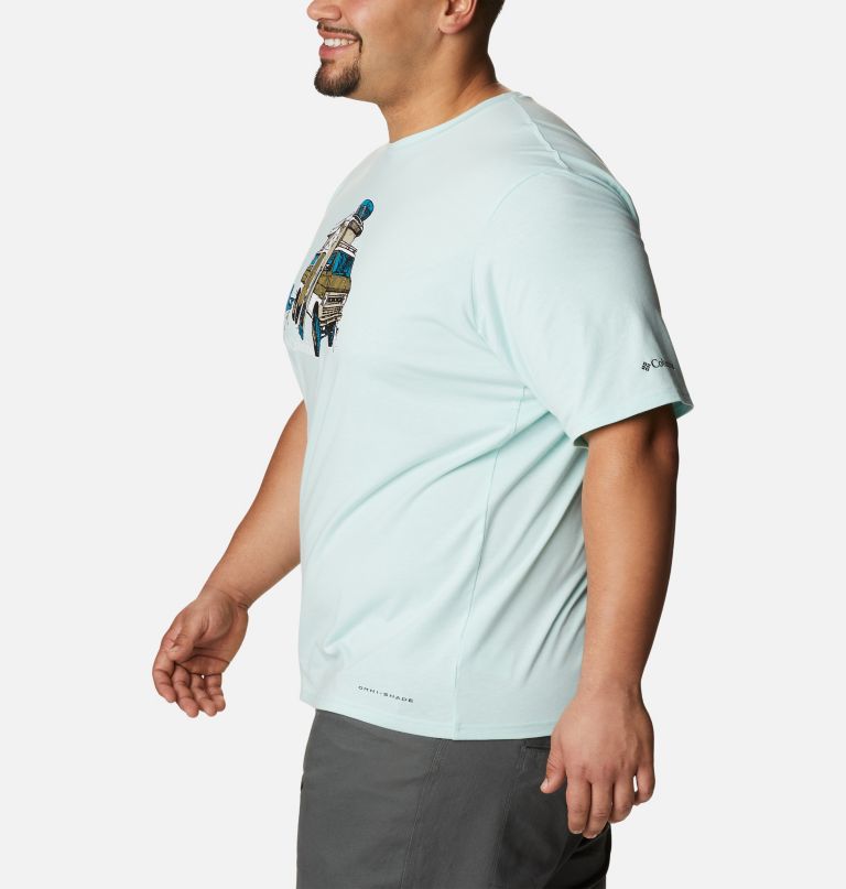 Columbi Men' Su Tre Shor Sleev Graphi T-Shir  Big