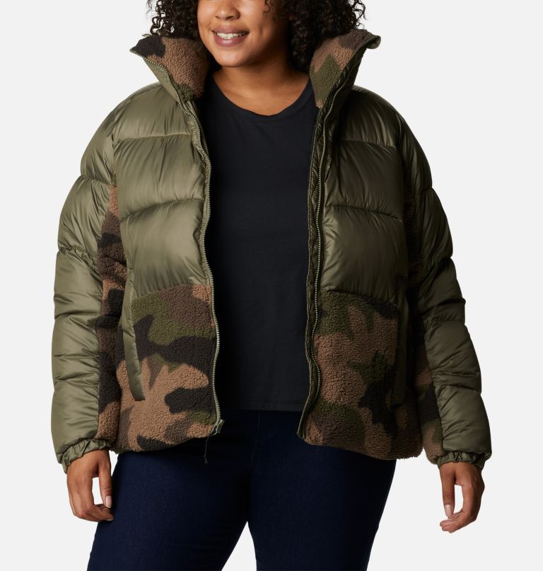 Columbi Women' Leadbette Point Sherp Hybri Jacke  Plu Size