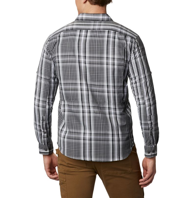 Columbi Men' Silve Ridge 2. Plai Lon Sleev Shirt