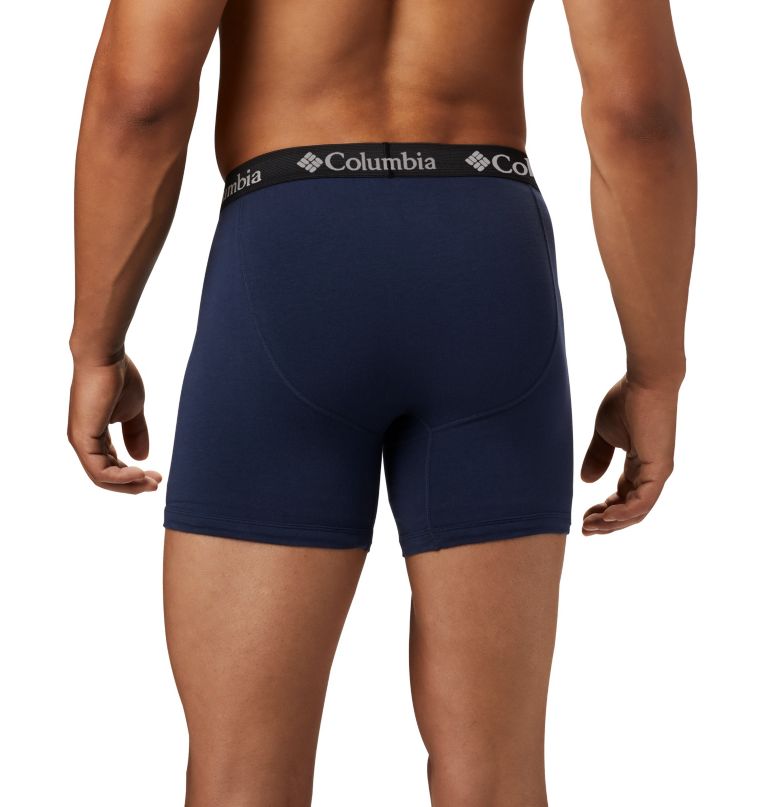 Columbi Men' Cotto Stretc Boxe Brief ( pack)