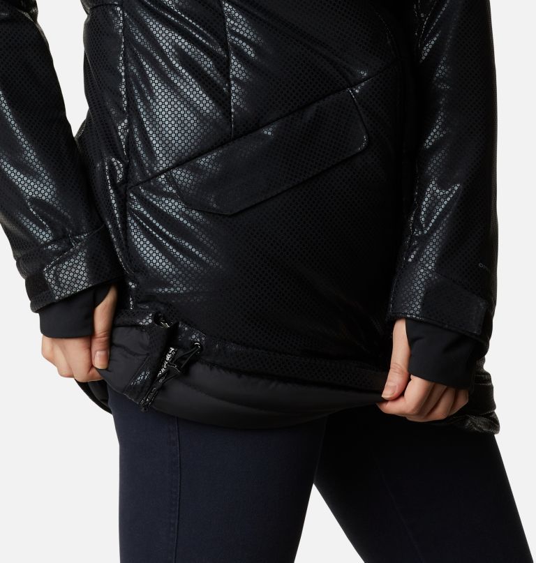 Columbi Women' Barret Spur I Blac Dot Dow Parka