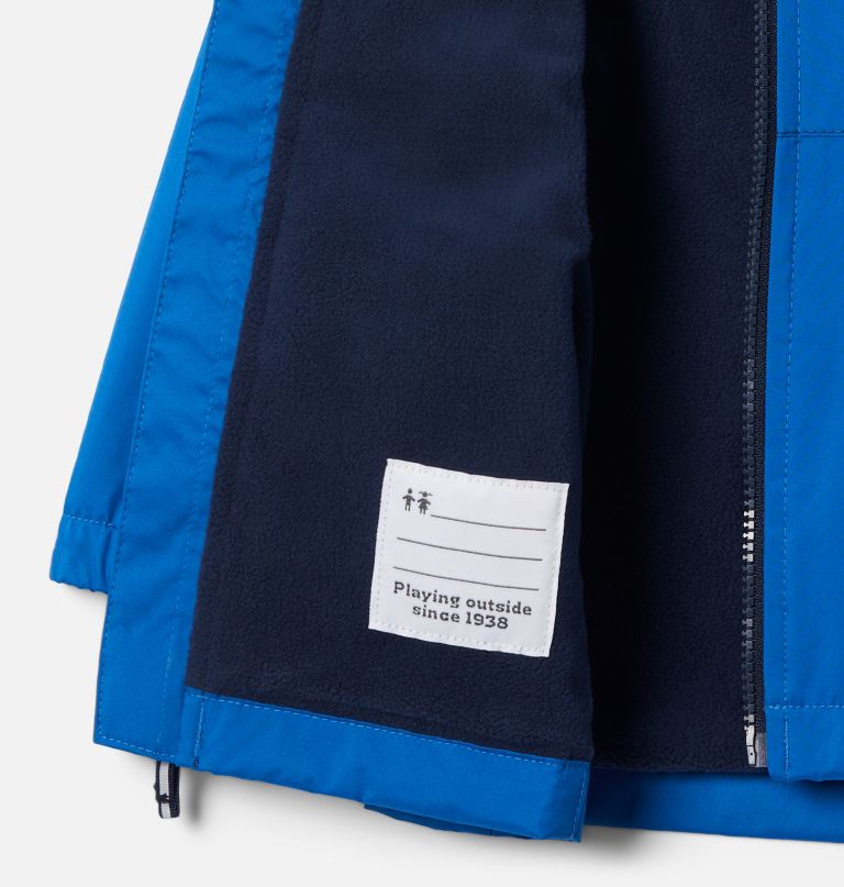 Columbi Boys Toddle Rain Trails Fleec Line Jacket