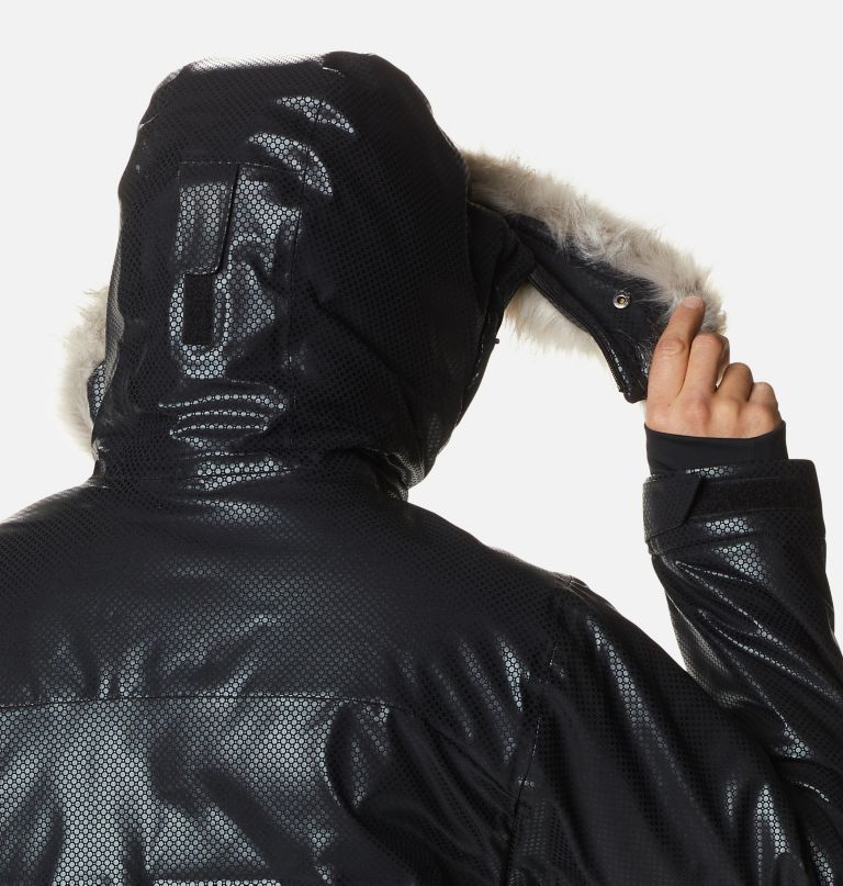 Columbi Men' Barret Spur I Blac Dot Dow Parka