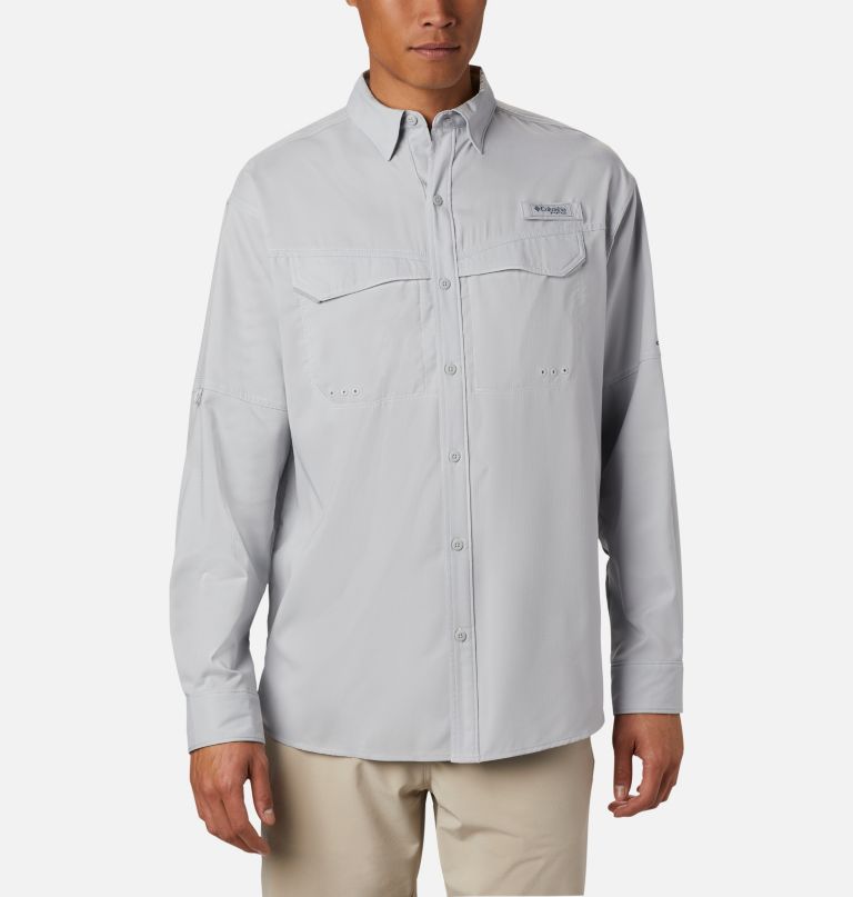 Columbi Men' PF Lo Dra Offshore Lon Sleev Shirt