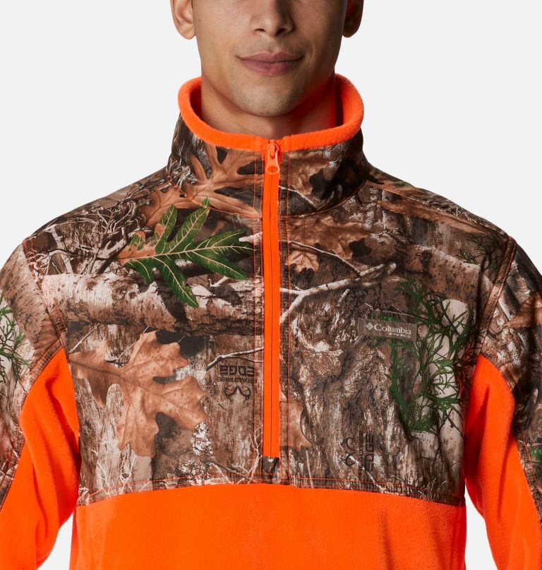 Columbi Men' PHG Fleec Overla 1/ Zi Pullover