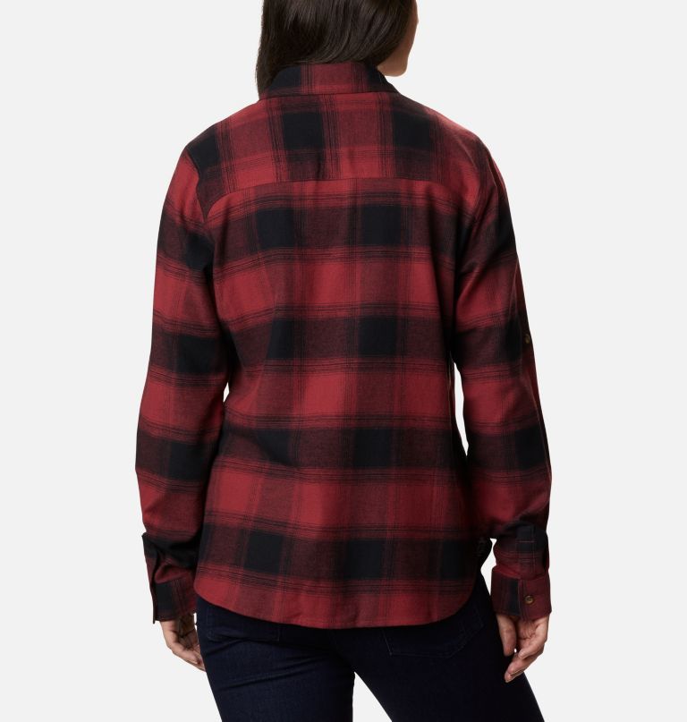 Columbi Women' Pin Street Stretc Flannel