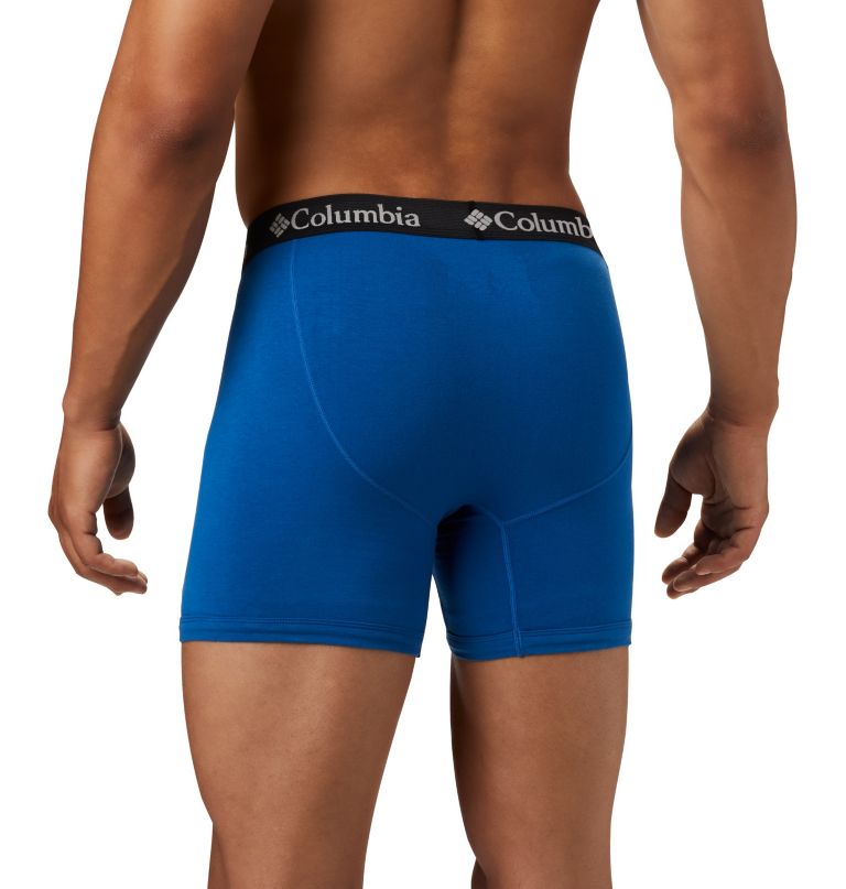 Columbi Men' Cotto Stretc Boxe Brief ( pack)