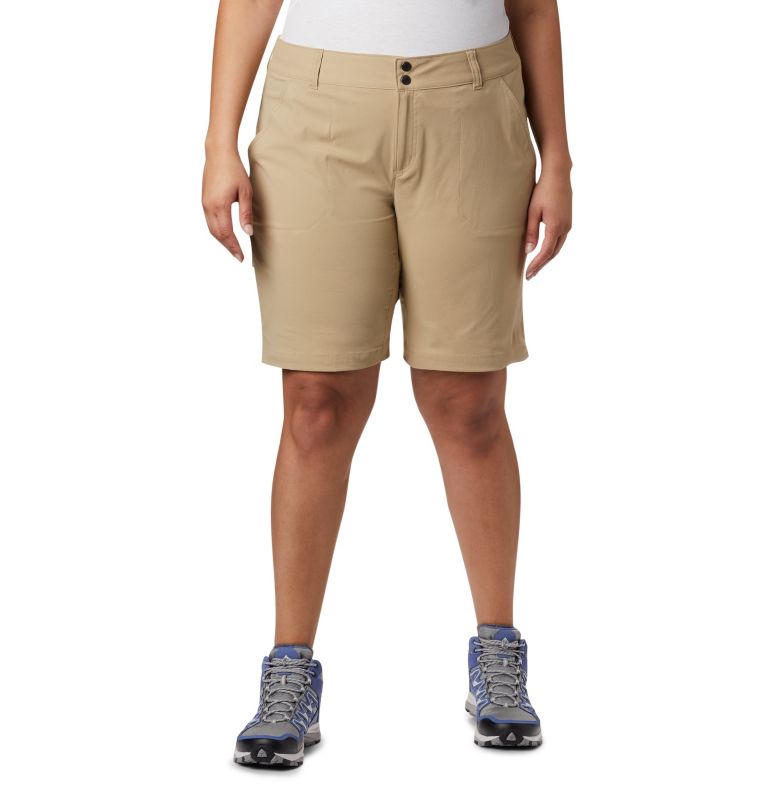 Columbi Women' Saturda Trail Lon Short  Plu Size