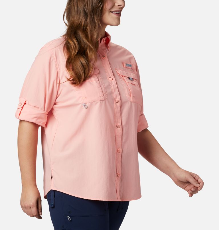 Columbi Women' PF Bahama Lon Sleev  Plu Size