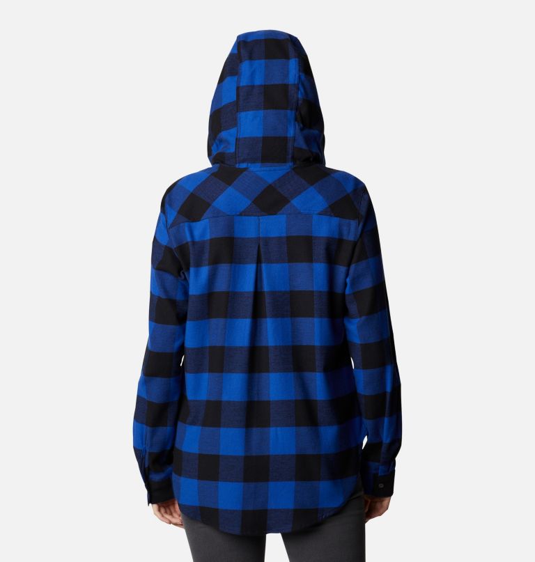 Columbi Women' Anytime Stretc Hoode Lon Sleev Shirt