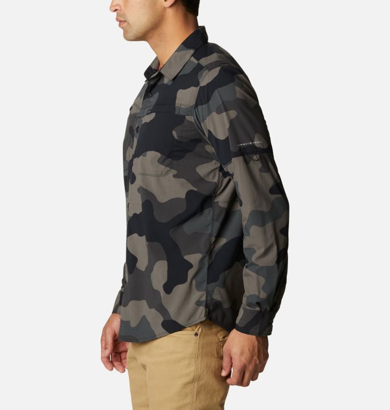 Columbi Men' Newto Ridge Printe Lon Sleev Shirt
