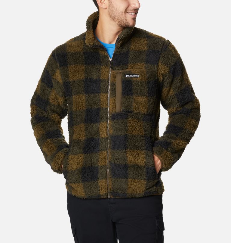 Columbi Men' Winte Pass Printe Fleec Jacket