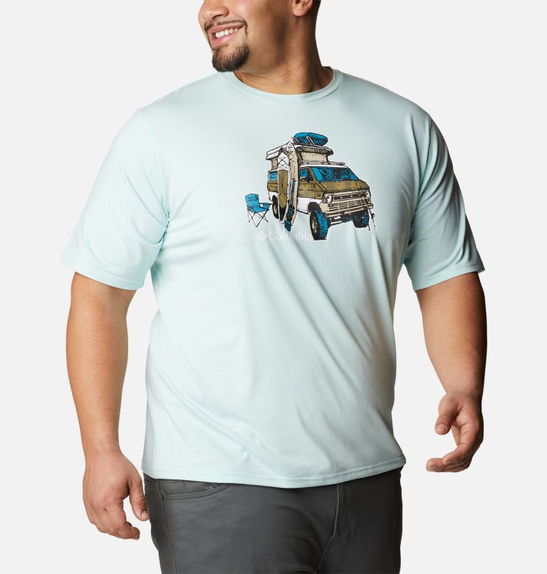 Columbi Men' Su Tre Shor Sleev Graphi T-Shir  Big