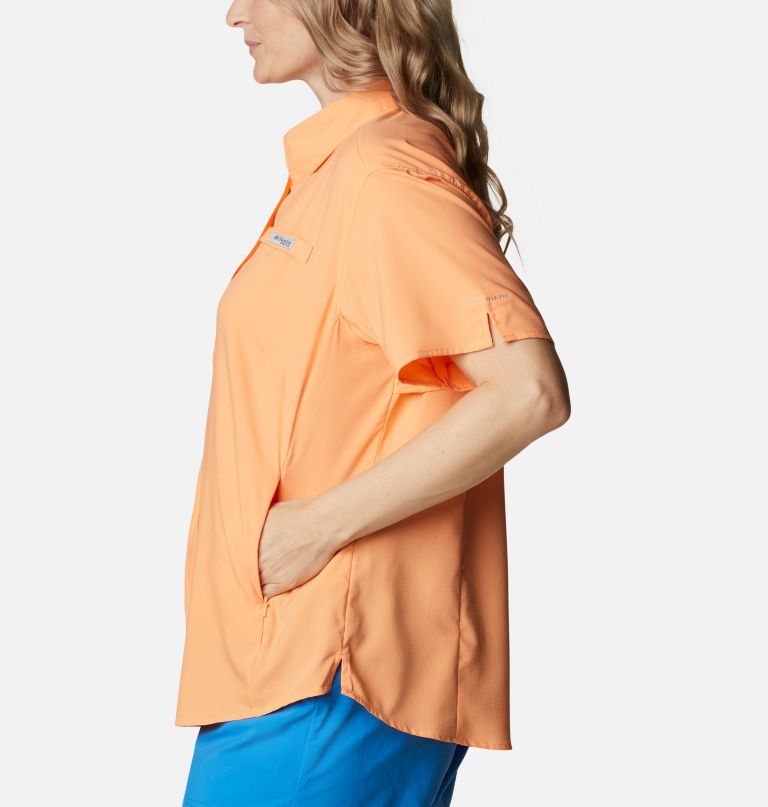 Columbi Women' PF Tamiami I Shor Sleev Shir  Plu Size