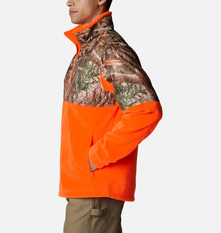 Columbi Men' PHG Fleec Overla 1/ Zi Pullover