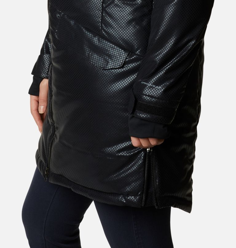 Columbi Women' Barret Spur I Blac Dot Dow Parka