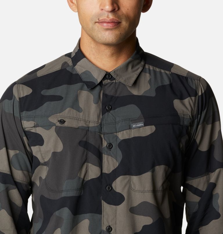 Columbi Men' Newto Ridge Printe Lon Sleev Shirt