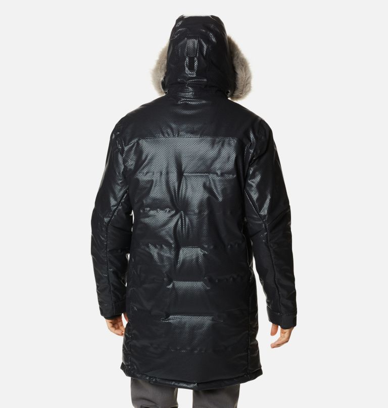Columbi Men' Barret Spur I Blac Dot Dow Parka