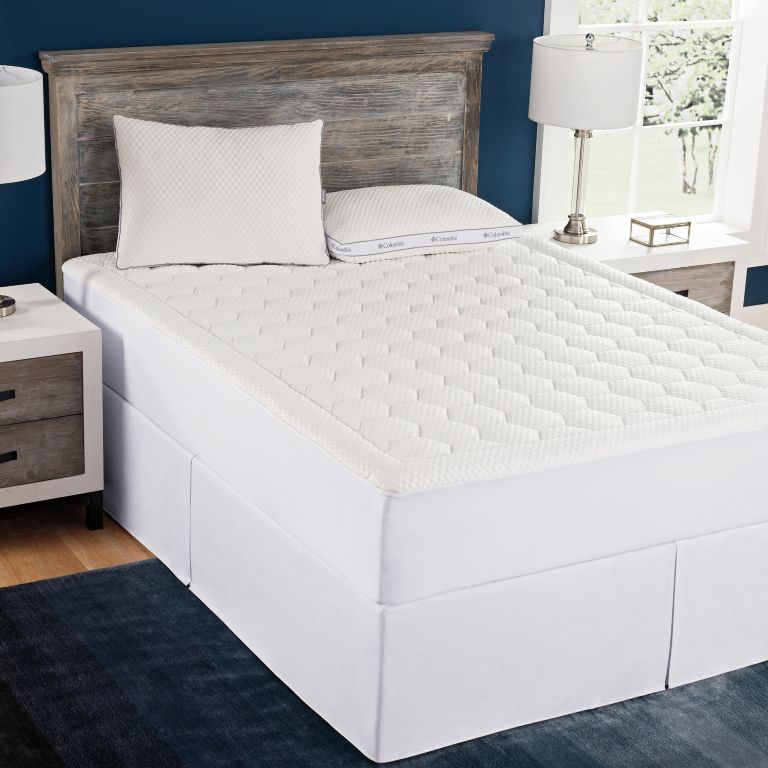 Columbi Ic Fiber Coolin Mattres Pa  Queen