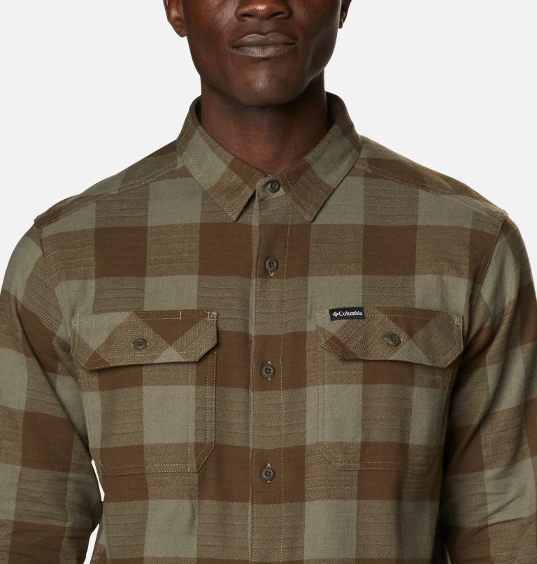 Columbi Men' Flar Gun Stretc Flanne Shirt