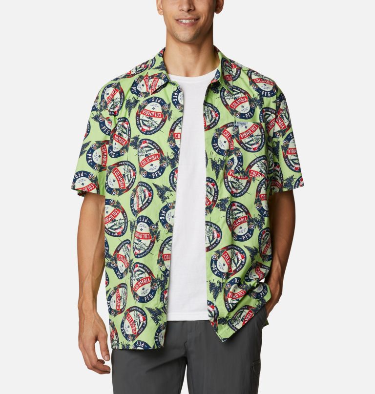 Columbi Men' PF Troller Best Shor Sleev Shirt