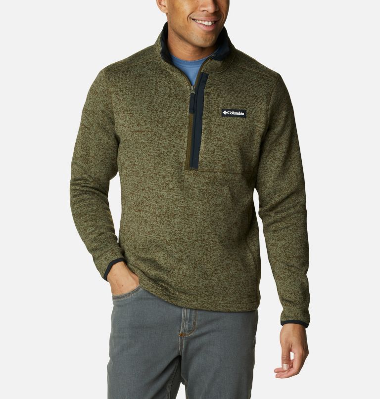 Columbi Men' Sweate Weather Fleec Hal Zi Pullover