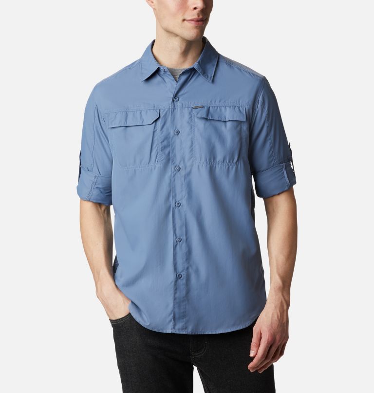 Columbi Men' Silve Ridge 2. Lon Sleev Shirt
