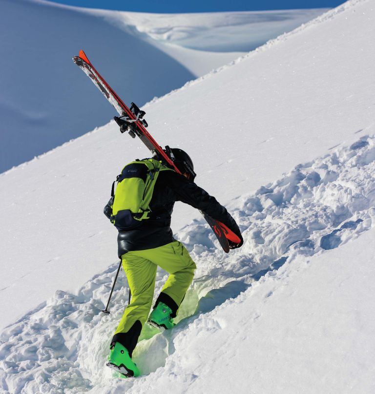 Columbi Men' Powde Keg Blac Dot Dow Jacket