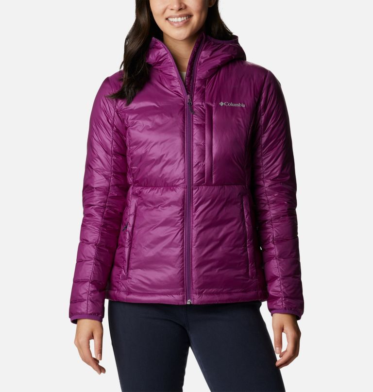 Columbi Women' Infinit Summit Omni-Heat Infinit Doubl Wall Dow Hoode Jacket