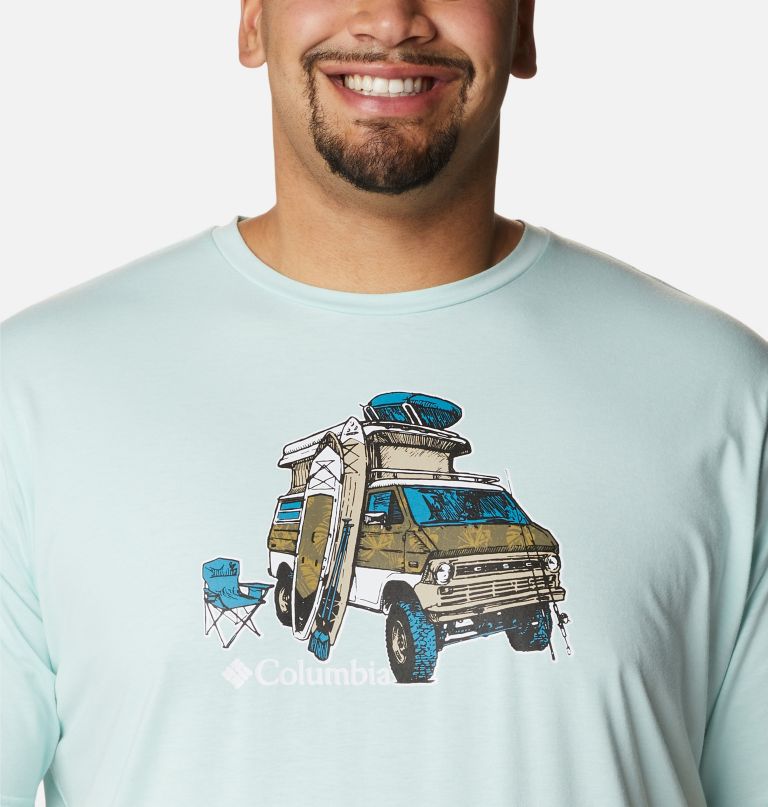 Columbi Men' Su Tre Shor Sleev Graphi T-Shir  Big