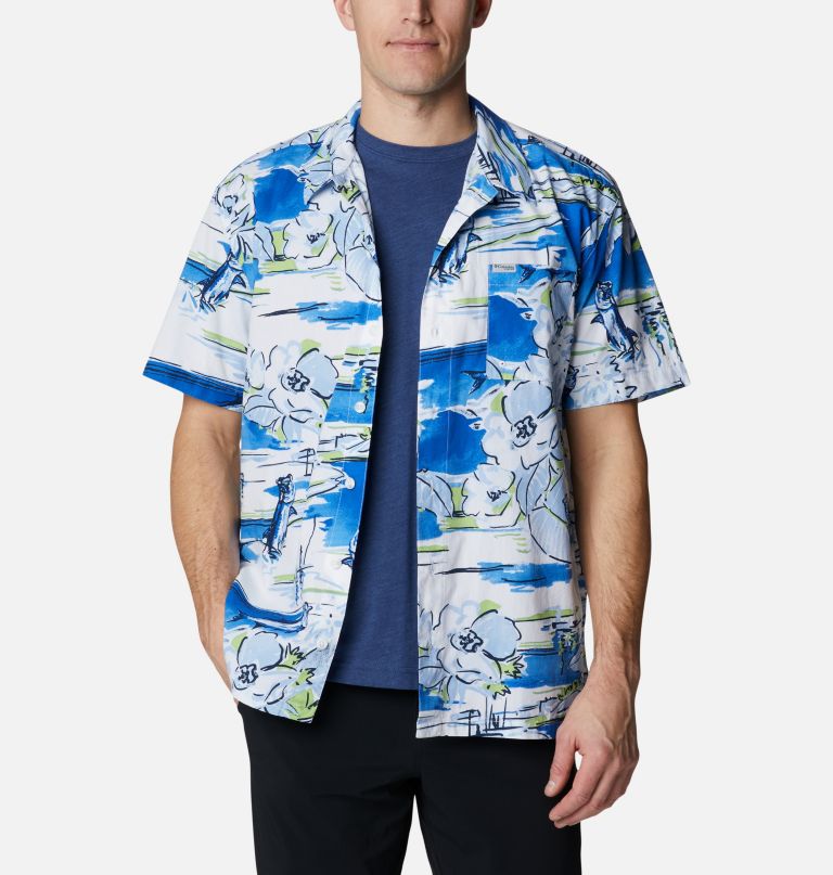 Columbi Men' PF Troller Best Shor Sleev Shir &ndash Tall