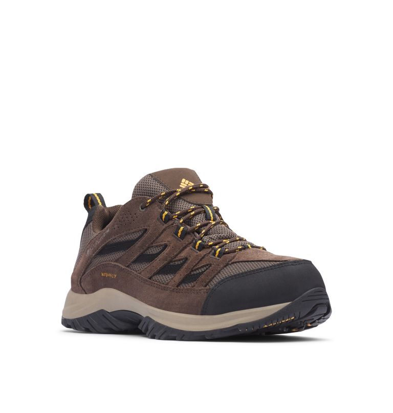 Columbi Men' Crestwood Waterproo Hikin Sho  Wide