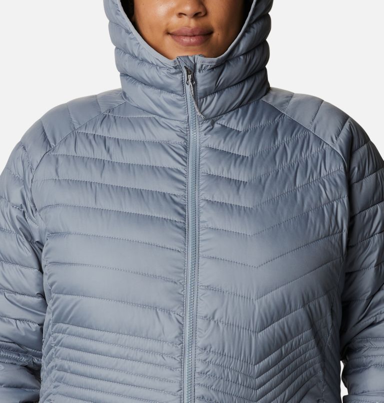 Columbi Women' Powde Lit Mi Jacke  Plu Size